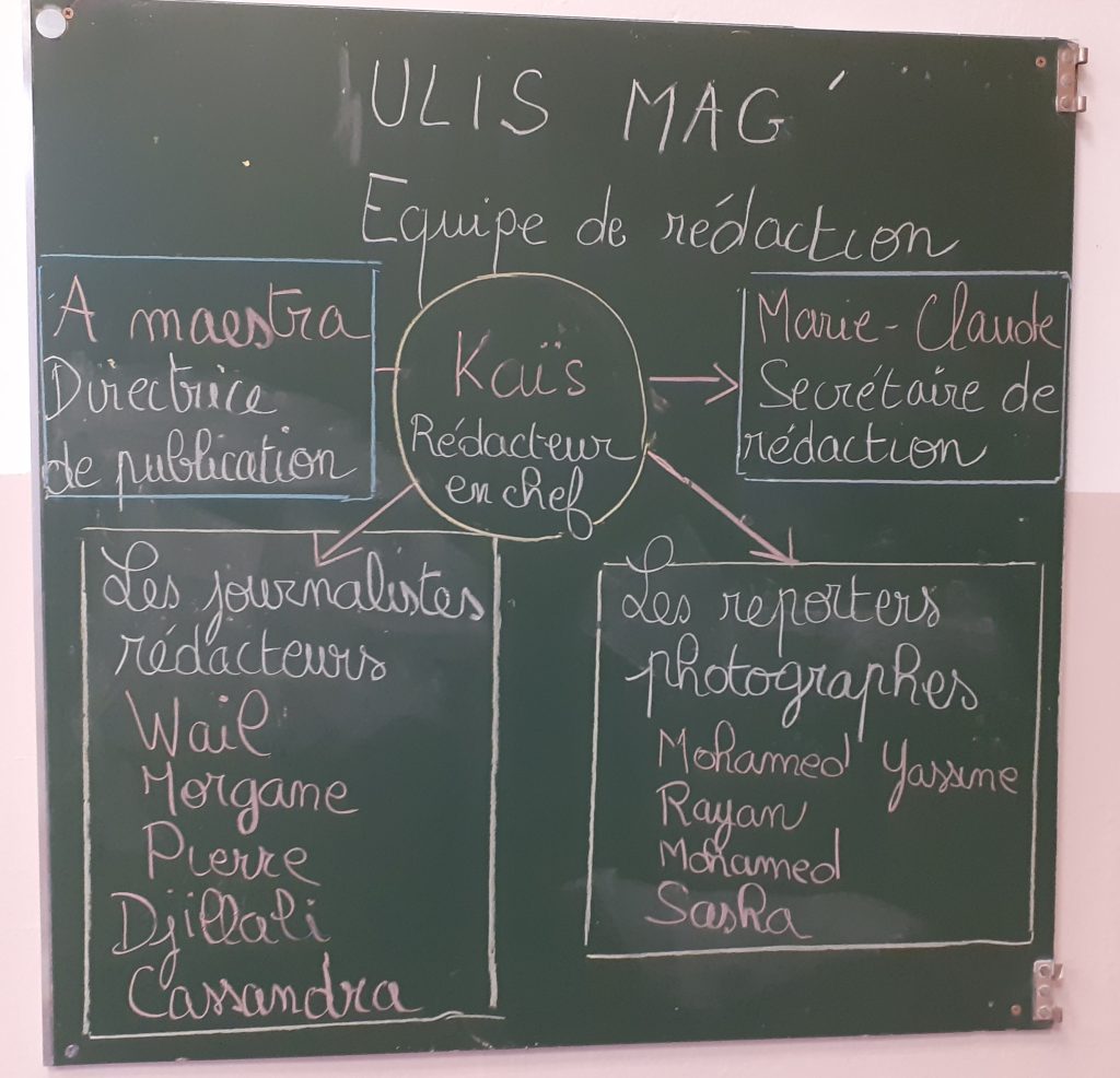École Gaudin-Venturi en Corse : équipe de rédaction
